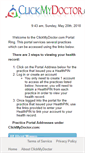 Mobile Screenshot of clickmydoctor.com
